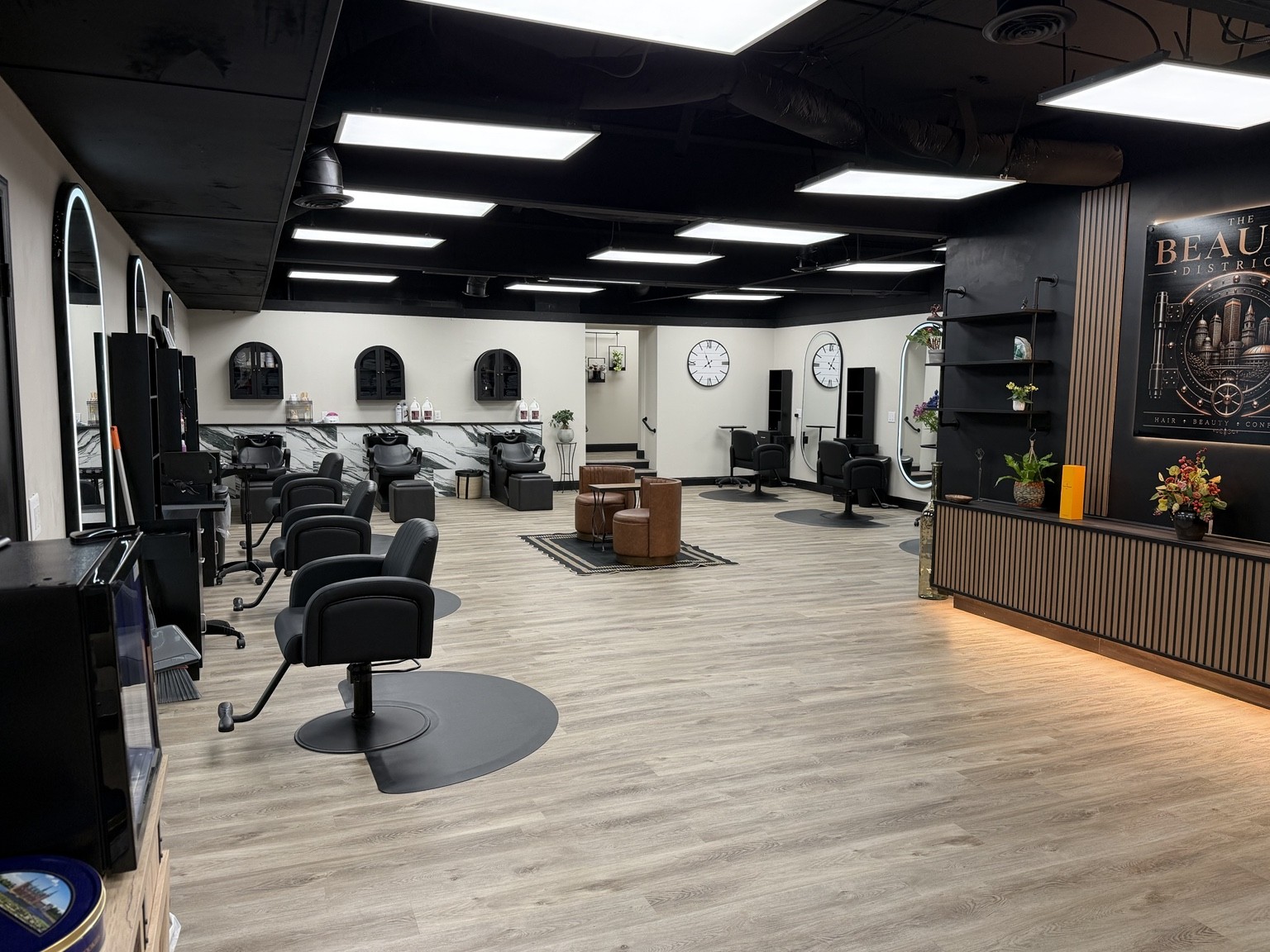 Inside The Beauty District salon in Syracuse, NY